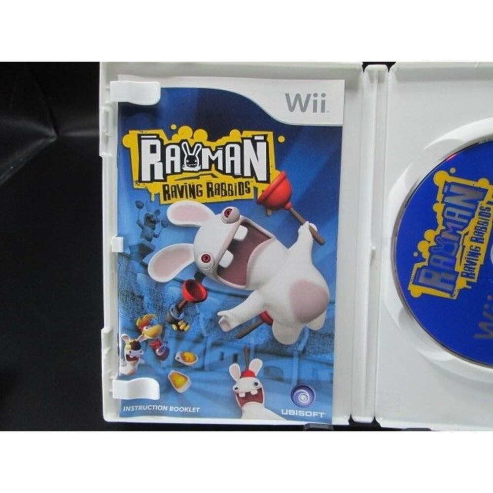 Rayman Raving Rabbids (Nintendo Wii, 2006) Complete CIB - Picture 9 of 11